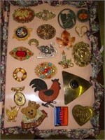 Brooches and Jewelry Box