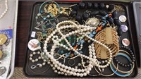 Costume jewelry including necklaces, bangles and