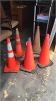 5- 29inch safety cones (829)