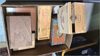 Wooden cigar boxes, cardboard cigar boxes,