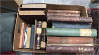 Box  lot of books some of which look antique