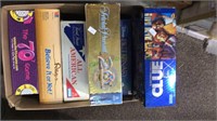 Six box games including the 70s game, Ripleys