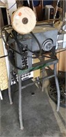 Buffer/grinder wheel stand with the motor we