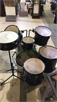 SP seven piece drum set, including a stand for