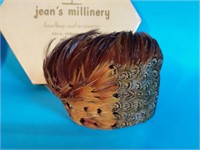 Jean Millinery Feathered Hat