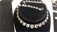 Australian crystal necklace, 16 inches long (793)