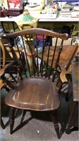 Cherry Windsor armchair, (856)