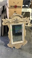 Sears and roebuck Painted decorated wall mirror,