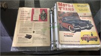 22 -1956 and 1957 motor trend magazine's in a