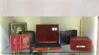 SHELF LOT - EMPTY COIN COLLECTOR BOOKLETS, DISPLAY