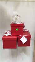 5 PC BATTERY OP LIGHT UP ORNAMENTS WITH ORIGINAL B