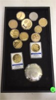 13 PC OF REPLICA COINS & CONSTELLATIONS OF SPACE R