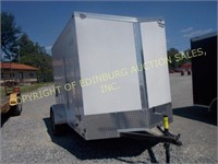2015 FOREST RIVER 10' S/A ENCLOSED TRAILER