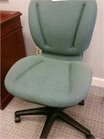Upholstered Rolling Desk Chair