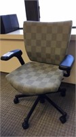 Nice like new ergonomic plaid task chair