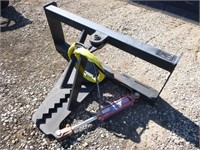Skid Steer Tree & Post Puller Attachment