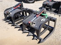 80" Skid Steer Root Grapple Attachment