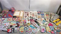 Extra large assortment of scrap booking stickers,