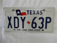 TEXAS THE LONE STAR STATE LICENSE PLATE