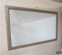 Framed mirror 47 X 30"