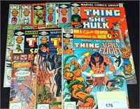 Approx 14 Marvel Thing Avengers 80's Comic Books