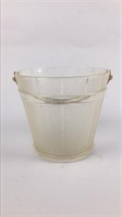 Decorative Crystal Barrel Ice Bucket
