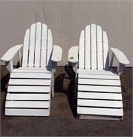White Reclining Patio Chairs
