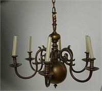 Heavy Brass chandelier