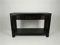 Black 30" tall Wooden Console Table