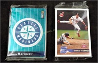 Two1990's Cleveland Indians & Seattle Mlb Cards