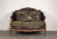 Paul Robert Horse Upholstered Settee Couch