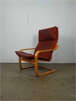 Modern IKEA Poang Leather chair