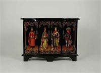 Small cabinet with medieval decoration
