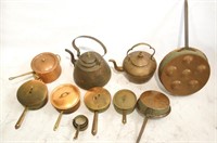 Collection of Copper Cookware