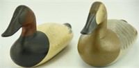 Lot #139 Pr of Vintage Canvasbacks hen and
