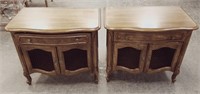 2PC FRENCH PROVINCIAL NIGHTSTANDS