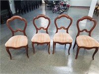 QTY 4 BEAUTIFUL DINING CHAIRS