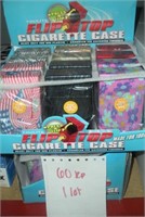 Flip Top cigarette cases 60 retail pieces 1 lot