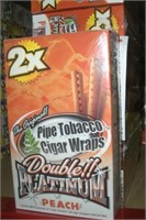 Pine cigar wraps peach 21 reatail pieces 1 lot