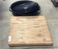 Cutting Block And A Roasting Pan