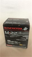 Box of 500rds, Winchester .22LR 40gr M22, New
