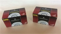 (2) boxes, Federal 9mm 115gr FMJ, New