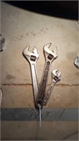 3 crescent wrenches