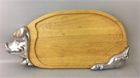 Large Pig Ended Serving Tray