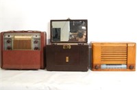 Three Vintage Tube Radios