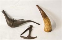 Powder horns - Early American dated 1794