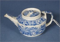 Spode 'Milkmaid' pattern bachelor teapot