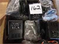 LARGE LOT OF 6 AND 12 VOLT AC ADAPTERS