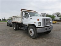 (DMV) RETIRED 1998 GMC C7500 Dump Truck