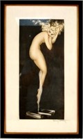 Louis Icart 1899-1950 lithograph "Illusion"